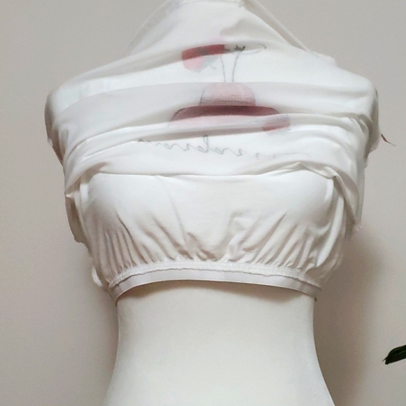 La Vie En Rose White Tank Top Sequins - Picture 6 of 11